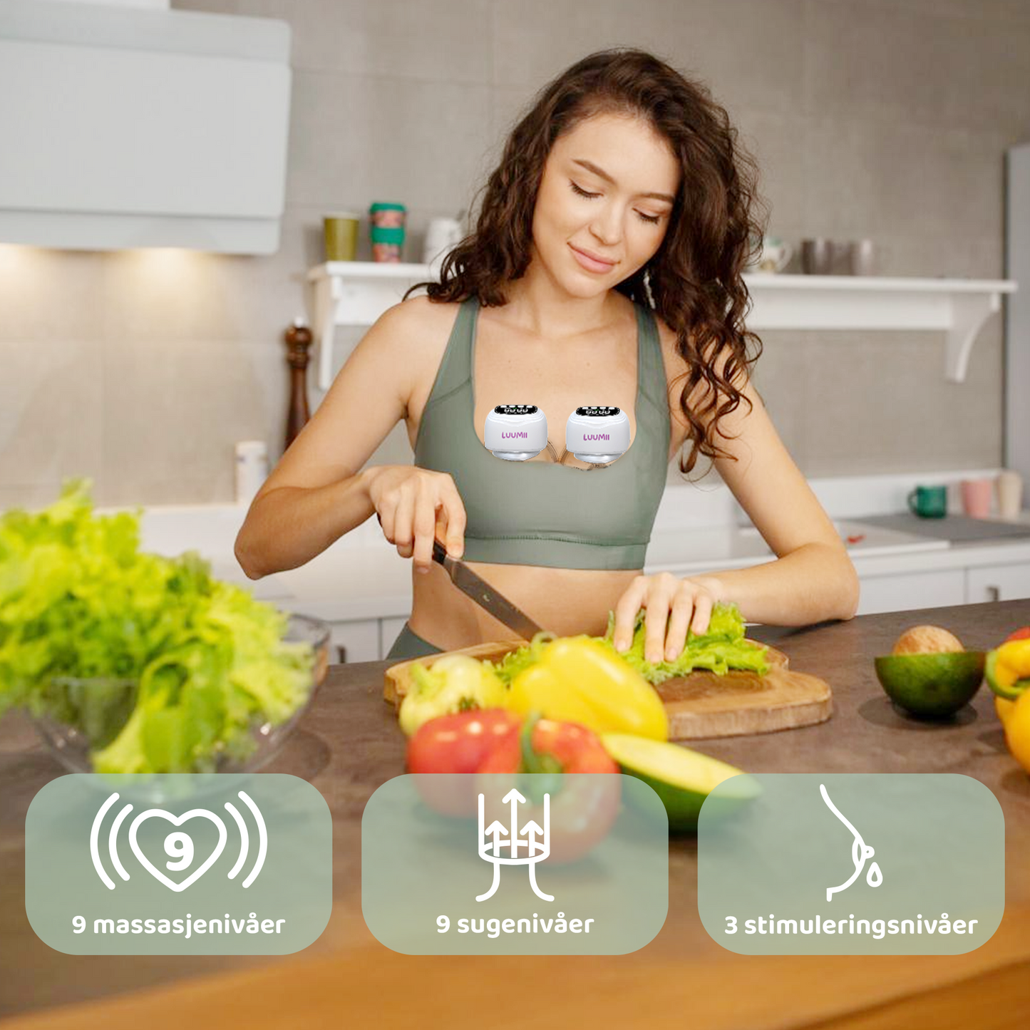 Luumii Søvn & Ammesett – Luumii Dobbel Elektrisk Brystpumpe og white noise maskin