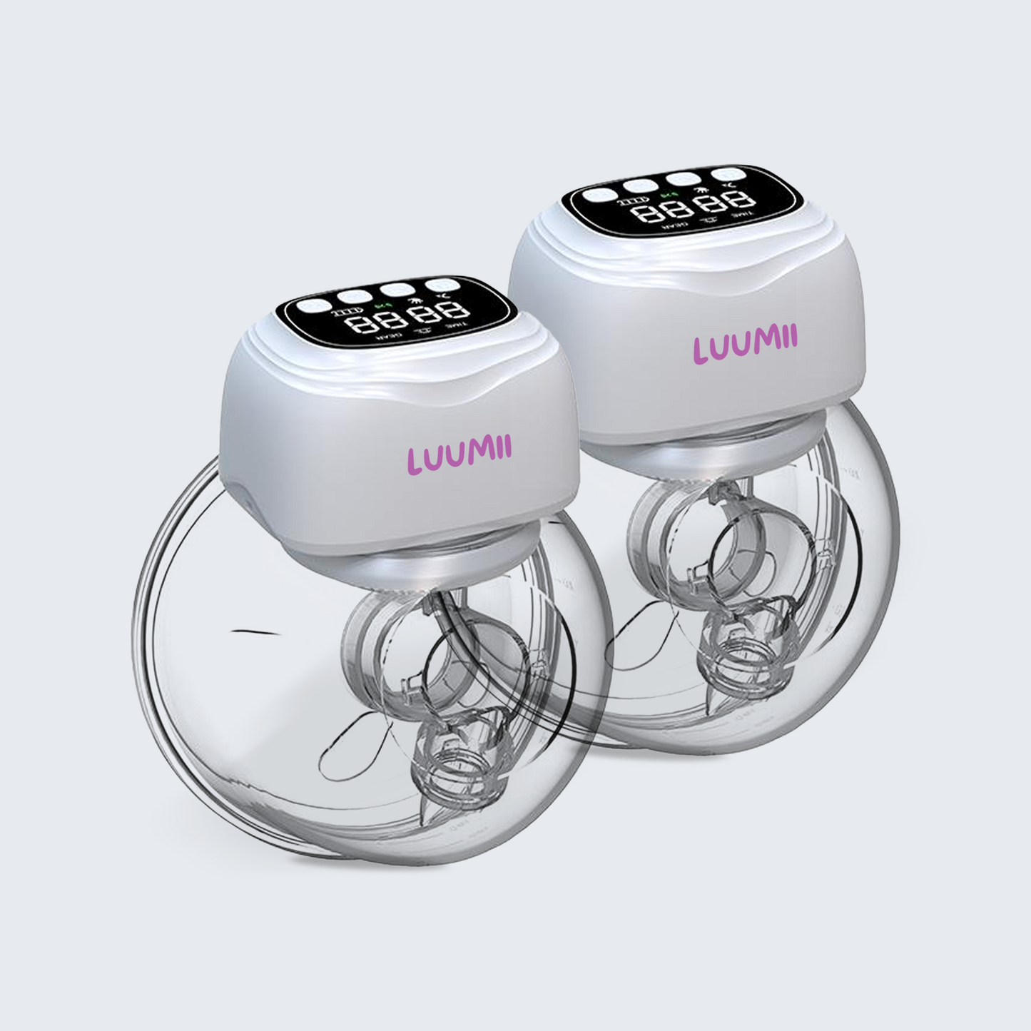 Luumii Dobbel Bærbar Elektrisk Trådløs Brystpumpe