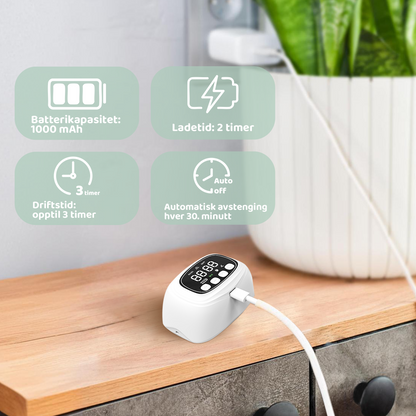Luumii Søvn & Ammesett – Luumii Dobbel Elektrisk Brystpumpe og white noise maskin