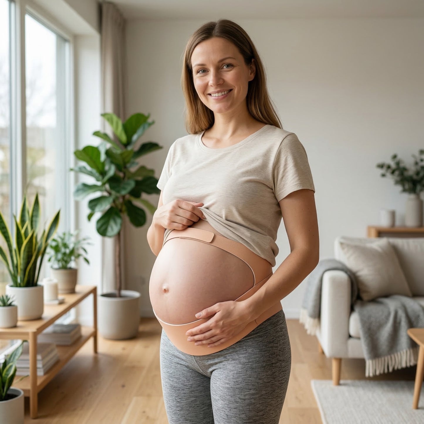 Luumii Støttebelte for Gravide – Ergonomisk Magebelte med Ryggstøtte | BumpHug