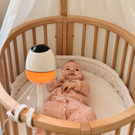 Babycall med 2 Kameraer og Nattlys | Luumii Dobbelt Babymonitor