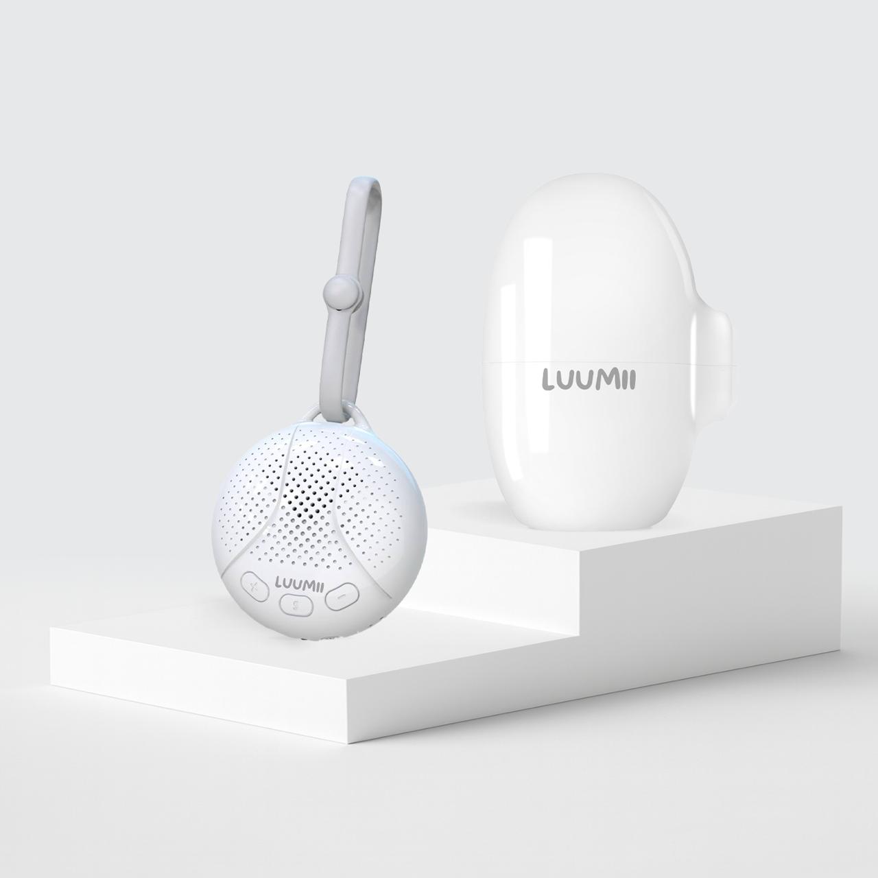 Luumii Babyro Sett – Rocker og Bærbar White Noise Maskin for bedre søvn