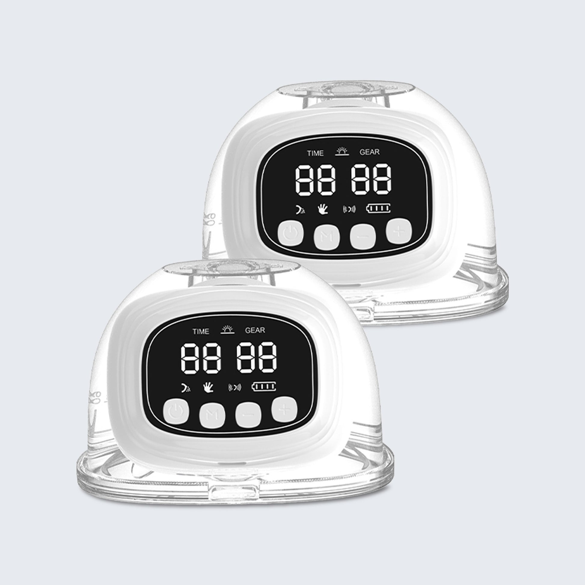 Luumii dobbel brystpumpe med digitalt display og kontrollknapper