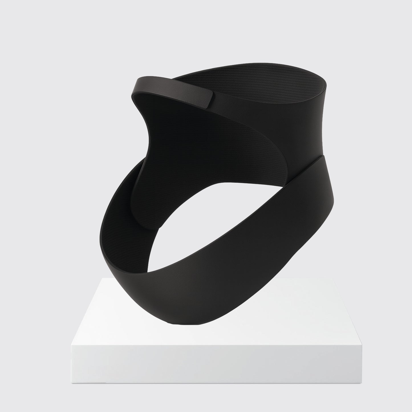 Luumii støttebelte for gravide i svart farge, behagelig og elastisk magebelte for støtte i rygg og mage