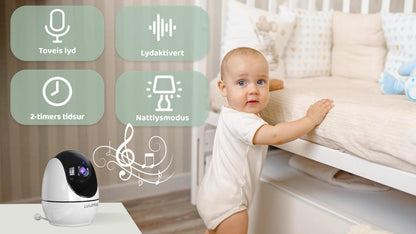 Luumii Komplettpakke – Babymonitor, Dobbel Brystpumpe, Elektrisk Nesesuger og White Noise Maskin