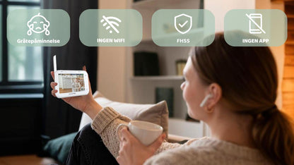 Luumii Komplettpakke – Babymonitor, Dobbel Brystpumpe, Elektrisk Nesesuger og White Noise Maskin